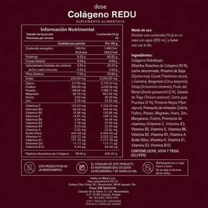 Colágeno RED-U Refil Sabor Chocolate — Edición Pasada