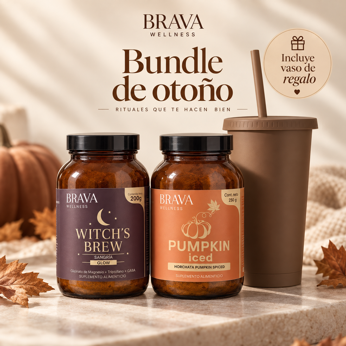 FIRST DAY OF FALL 🍂 | Pumpkin Iced + Witch’s Brew + vaso de regalo