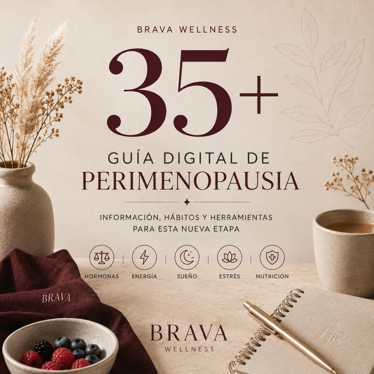 Tienes 35+: Guía Digital de Perimenopausia — BRAVA Wellness