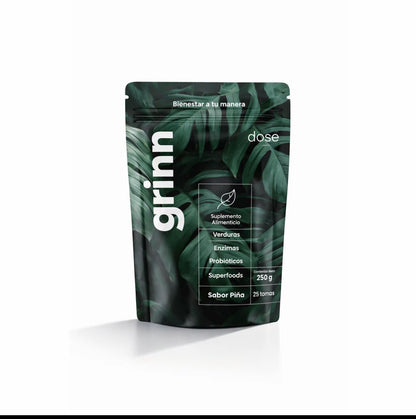 Grinn jugo verde
