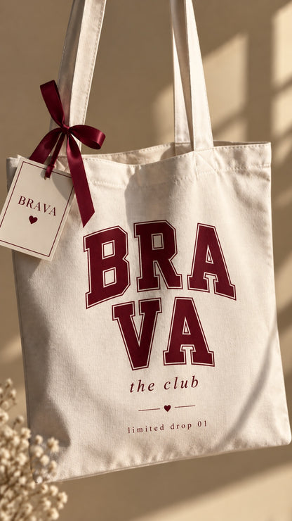 BRAVA CLUB tote bag - limited drop 01