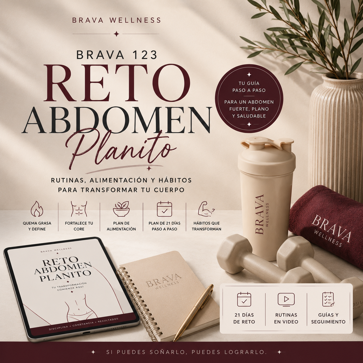 BRAVA 123 — Reto Abdomen Planito